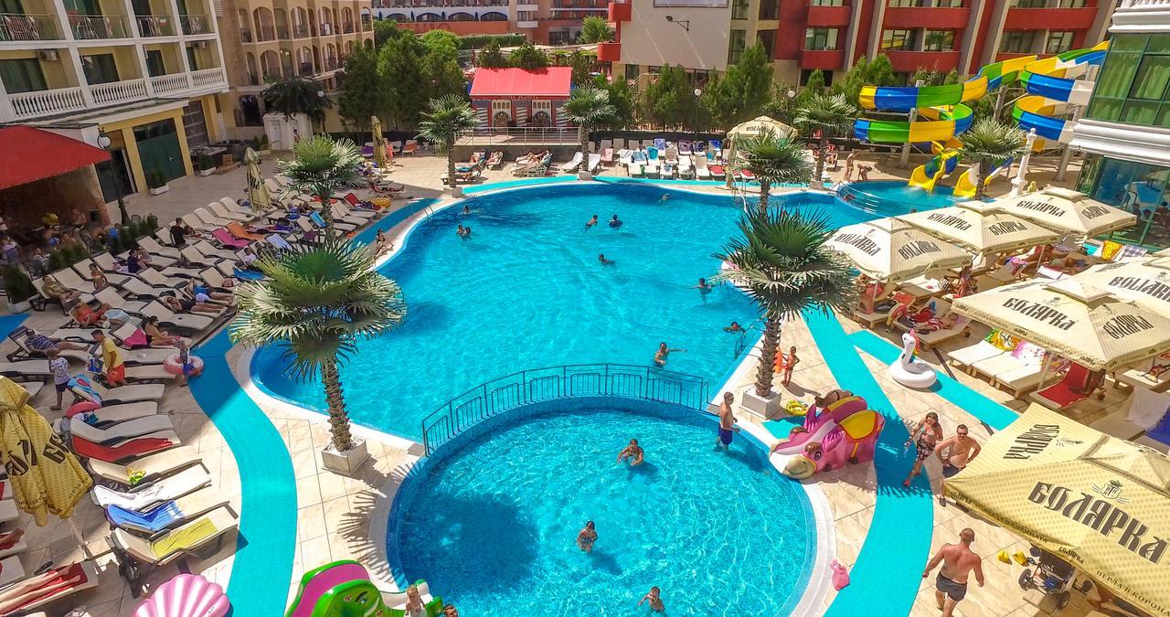 Planeta Hotel & Aquapark Free Beach Access Sunny Beach Exterior foto The Aqua Park